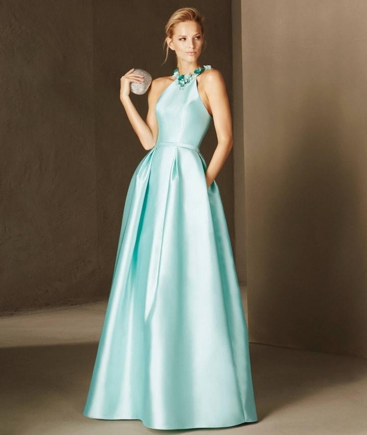 24 vestidos de fiesta aguamarina para bodas de verano