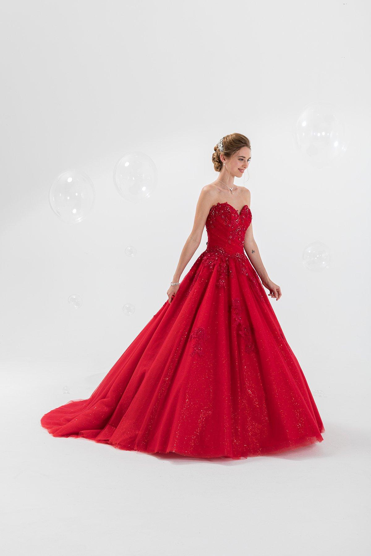 Migración Orgulloso Articulación Vestidos de novia rojos: la opción perfecta para las más atrevidas