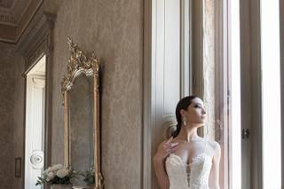 Vestidos de novia con volantes y tirantes para la boda