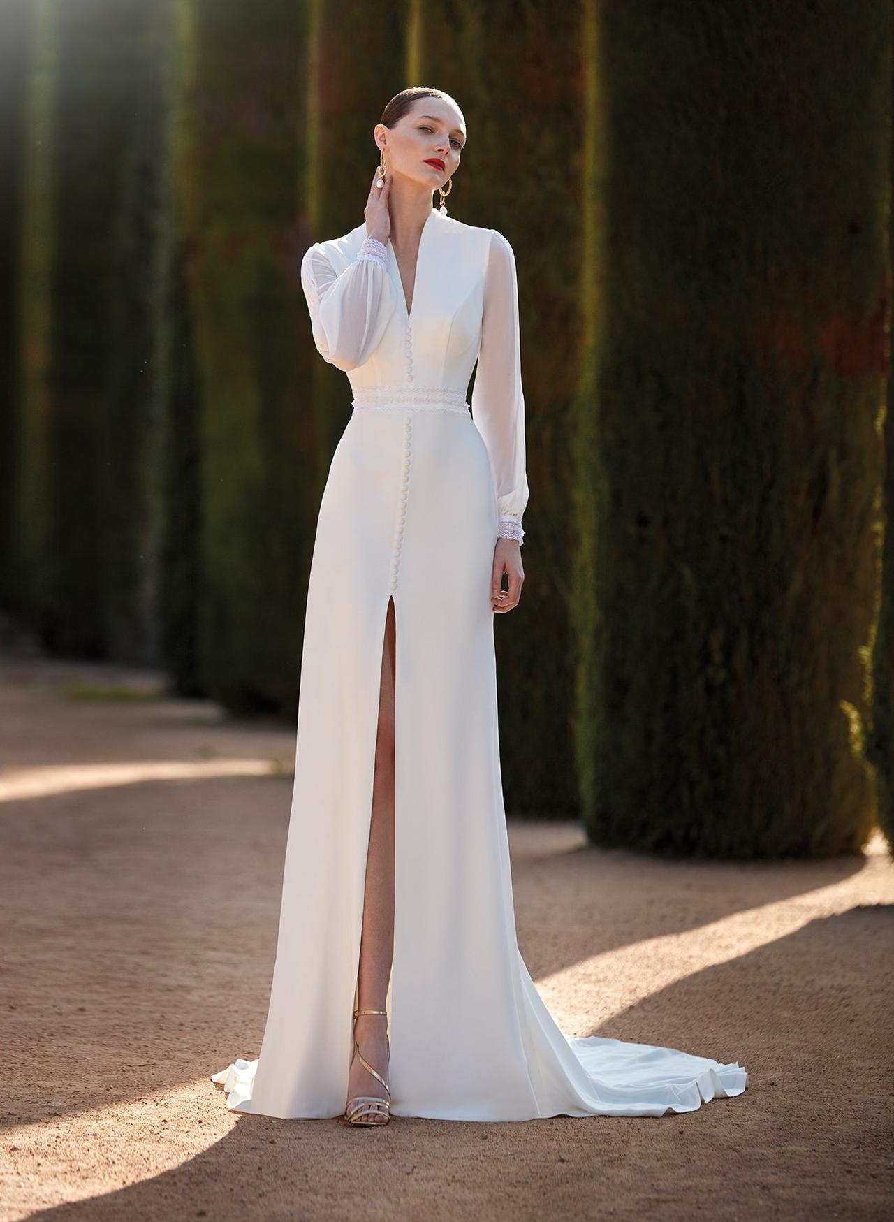 Vestidos de novia sencillos: 100 modelos más bonitos (y elegantes) de 2023