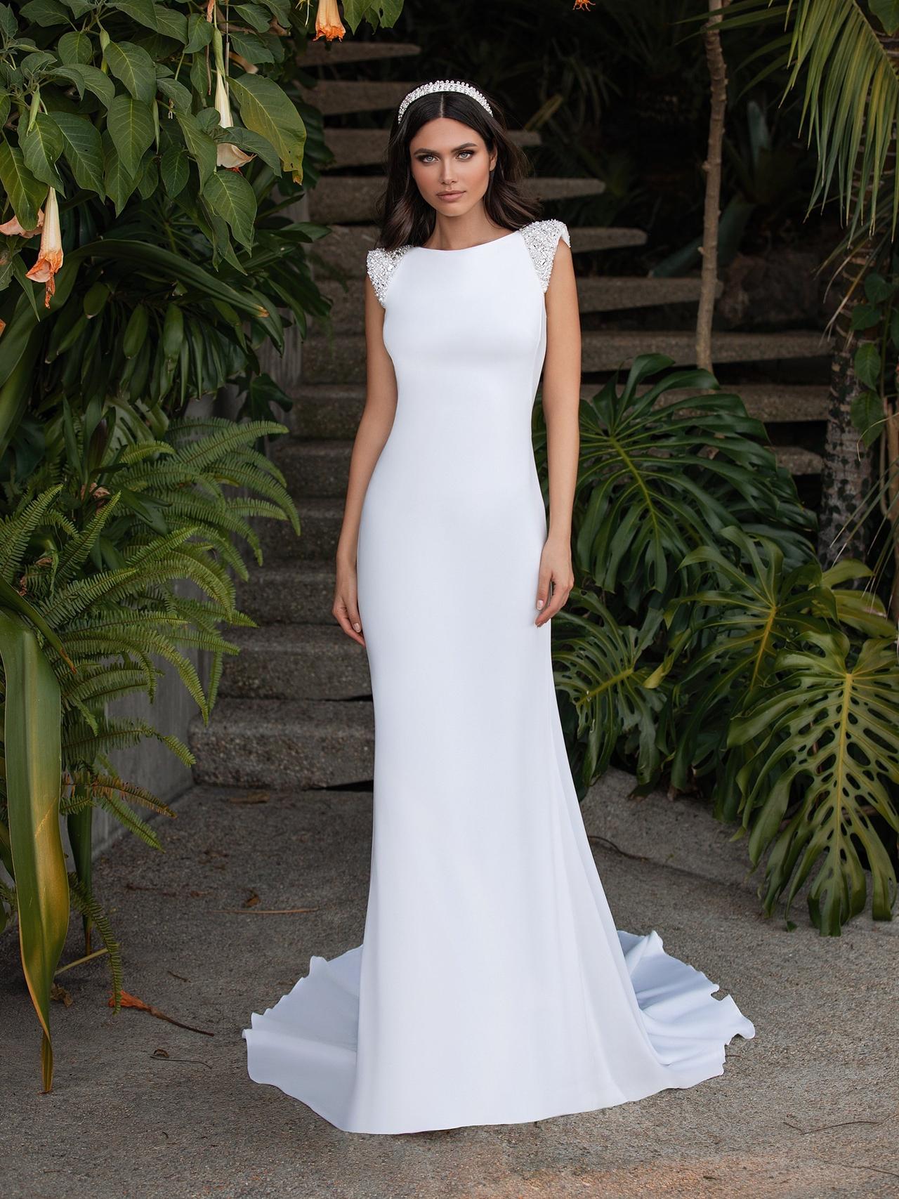 35 vestidos que te harán parecer más delgada en tu boda