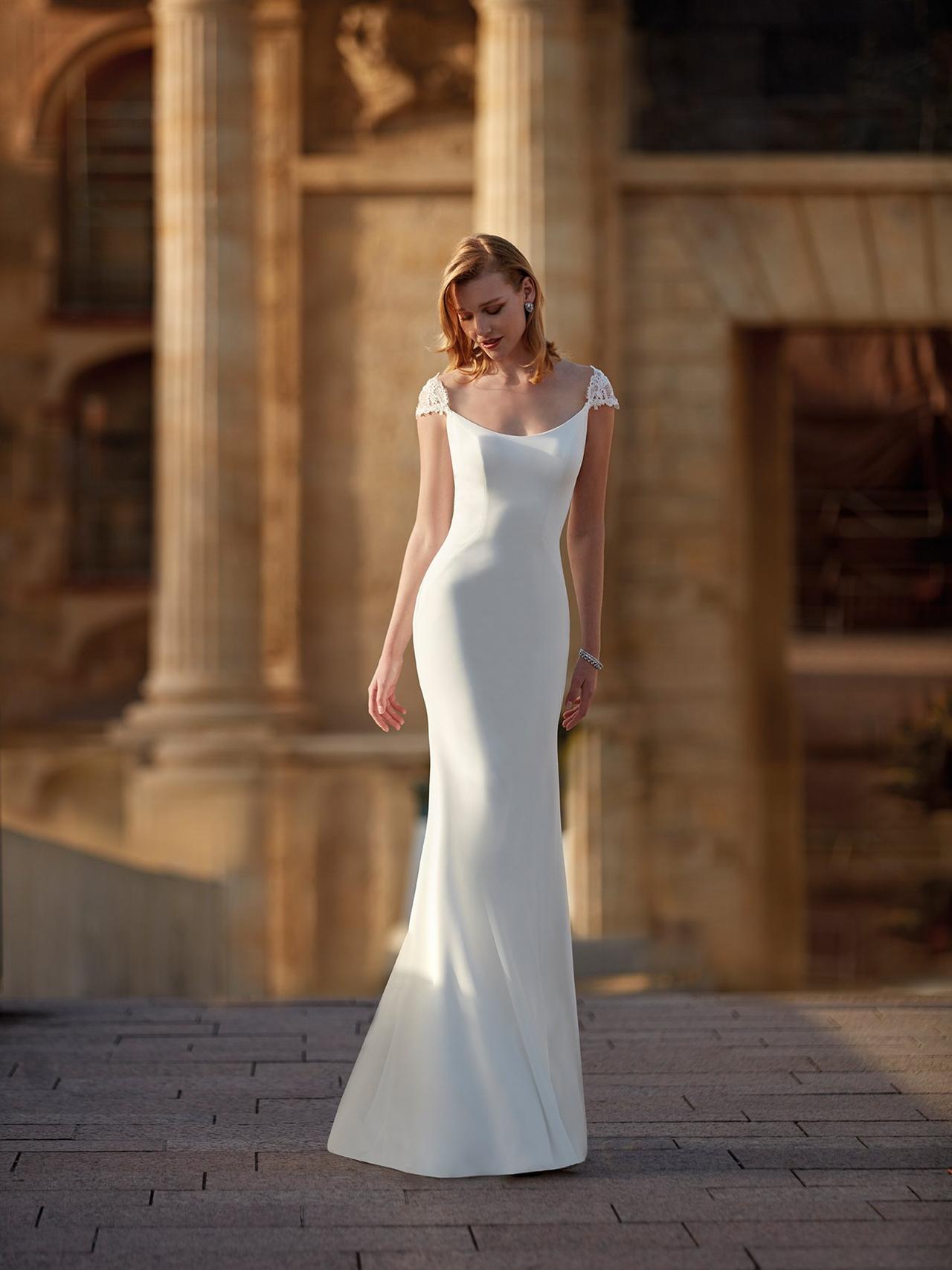 Vestidos de novia sencillos: los modelos más bonitos elegantes)