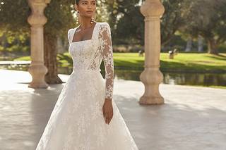 Vestidos de novia manga larga y encaje