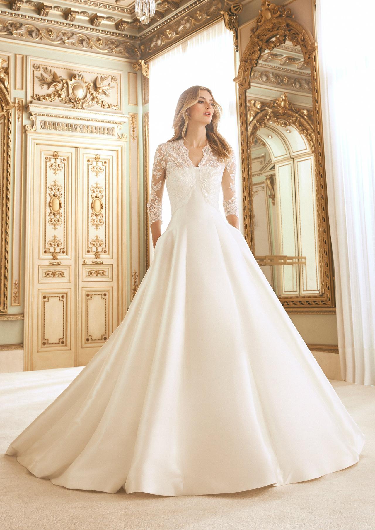 Vestidos de novia St. Patrick 2022 con chaqueta