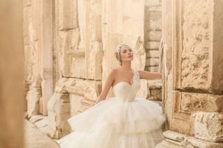 Vestidos de novia con vistosos volantes para la boda