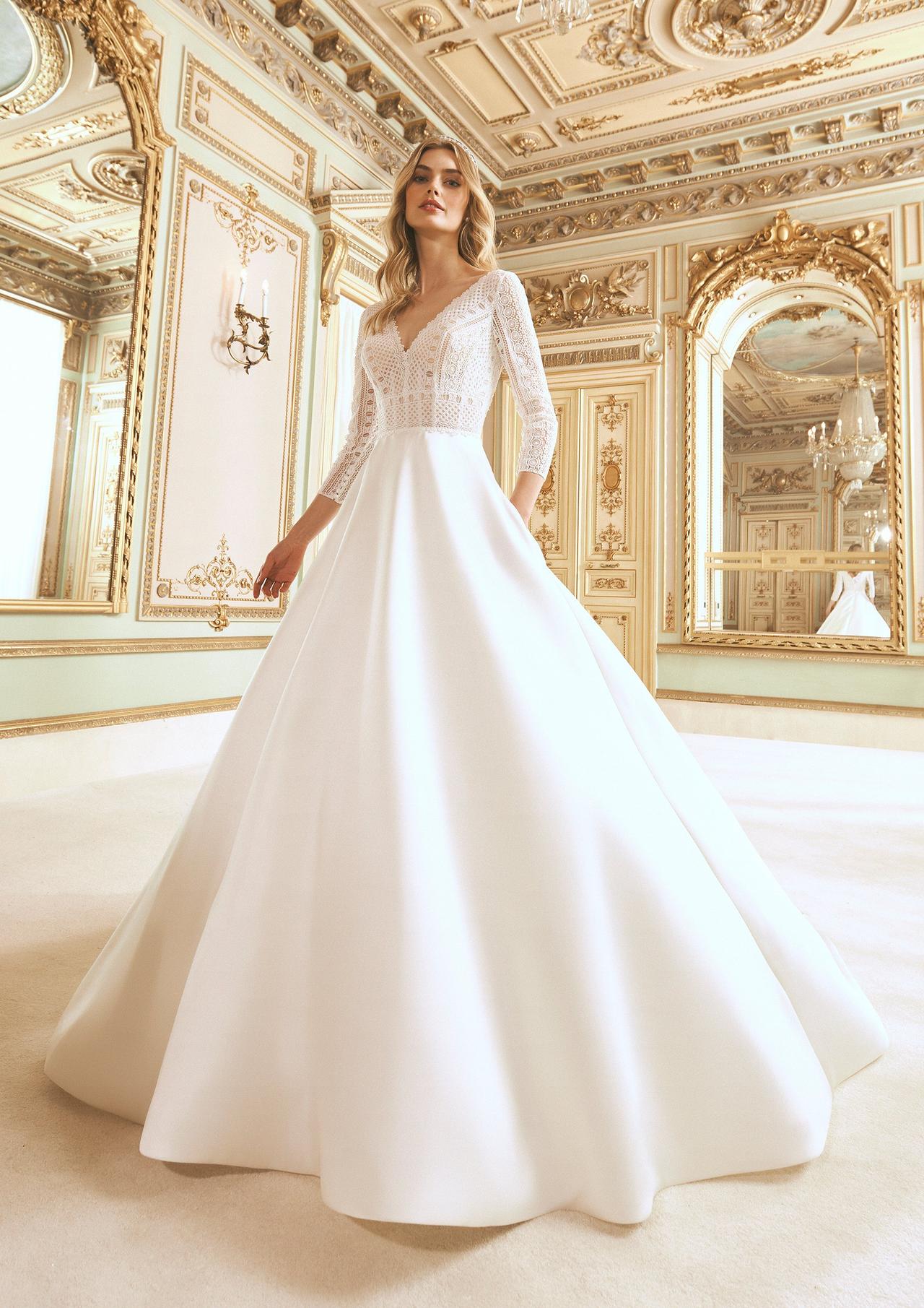 75 vestidos de novia manga francesa: ¡amor a vista!