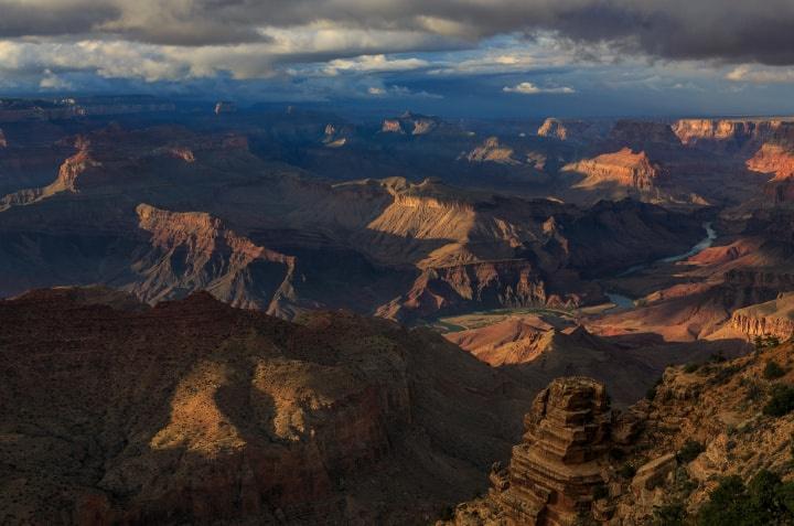 Luna de miel Estados Unidos: vista aérea del Gran Cañón del Colorado
