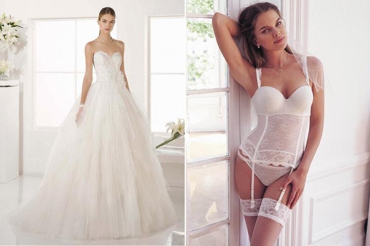 Aislante Convencional America Qué lencería debes escoger según el corte de tu vestido de novia