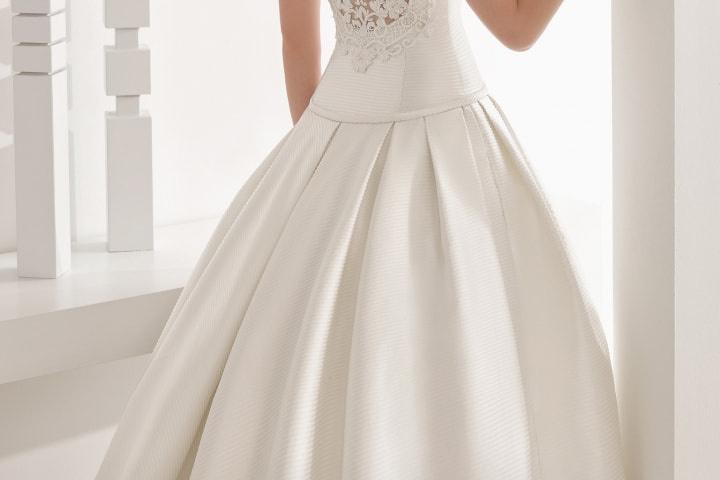 Los tejidos en vestidos de novia