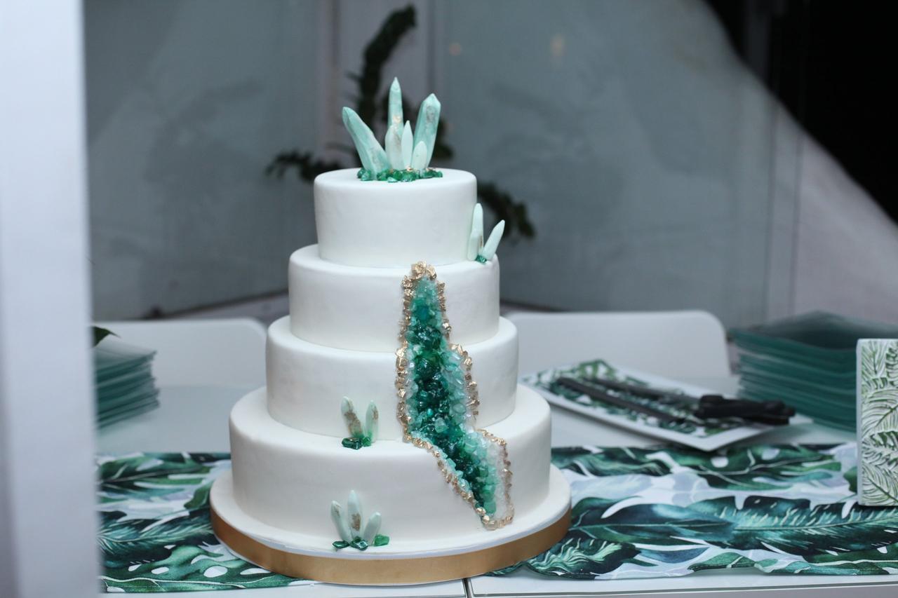 Tarta de boda geoda