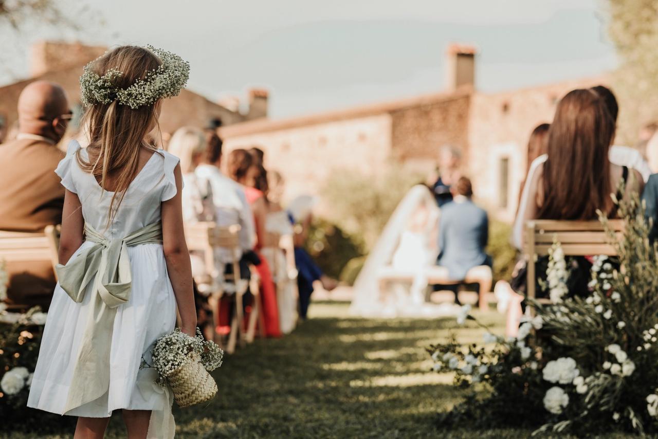 Vestidos para pajecitas de boda online 2020