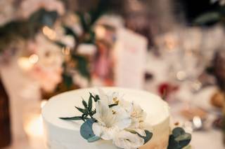 Tarta de boda de dos pisos