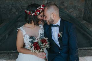 Peinados de novia pelo suelto corto