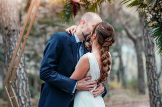 Peinado boda novia con trenzas