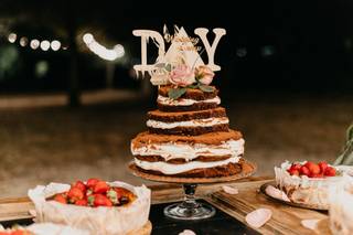 Tarta de boda naked cake