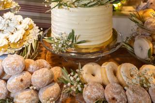 Tarta de boda de dos pisos