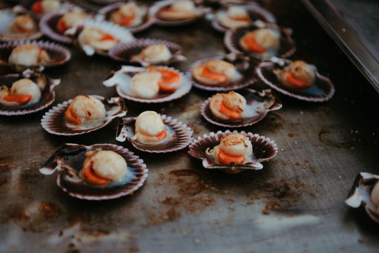 Entrantes para bodas: marisco