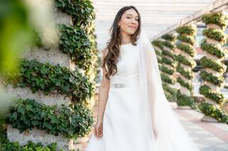 Peinados novia pelo suelto con ondas y velo