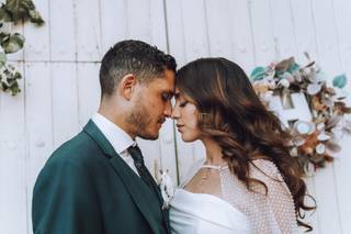 Peinados novia pelo suelto rizado