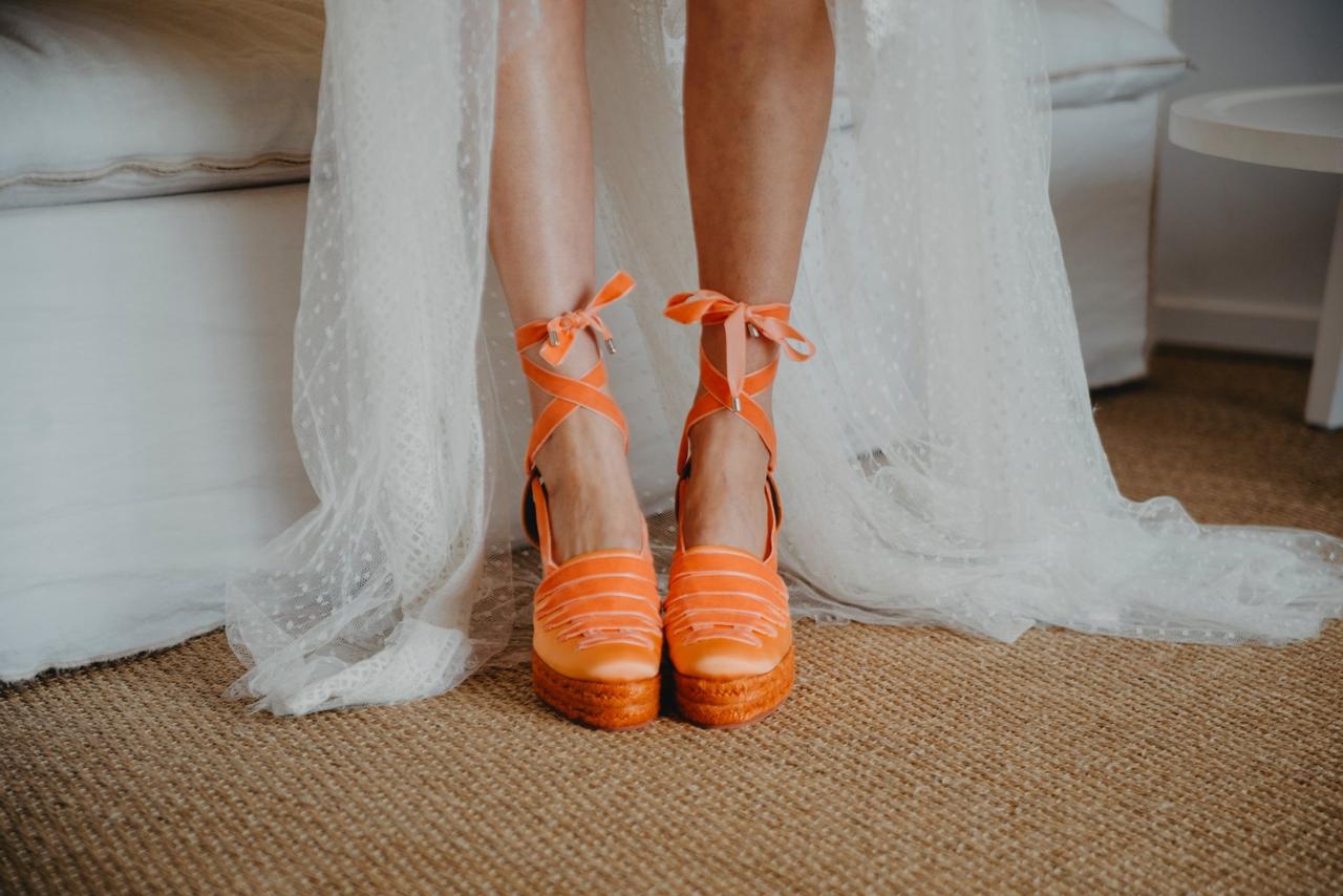 Zapatos de novia cómodos con estilo