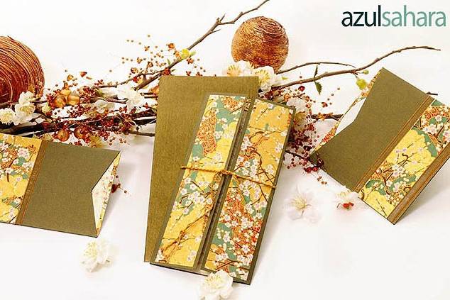 Invitaciones de boda de estilo vintage por Azulsahara