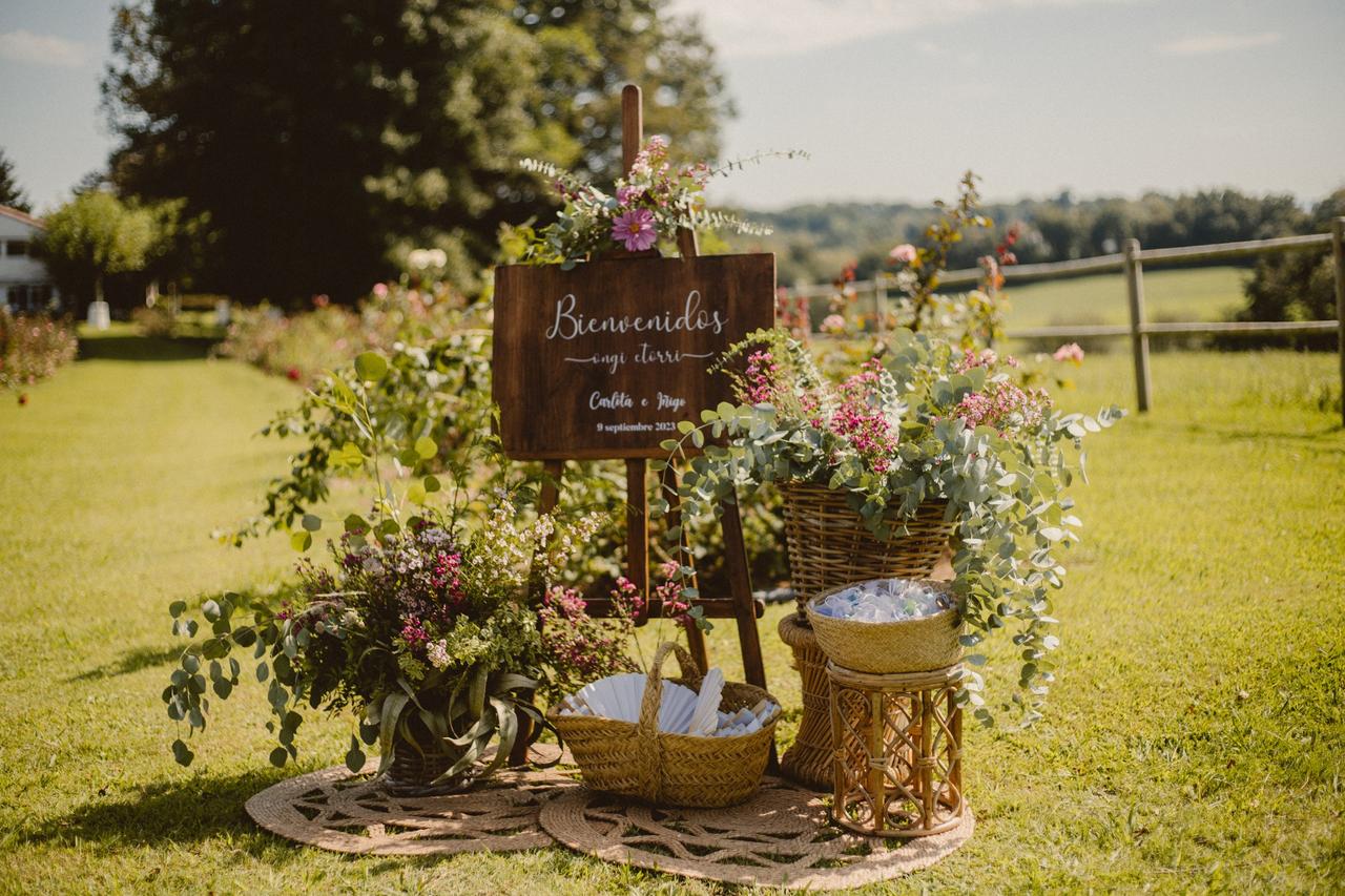 Frases cartel bienvenida boda