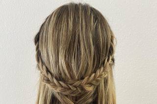Recogidos invitada boda: semirecogido con dos trenzas
