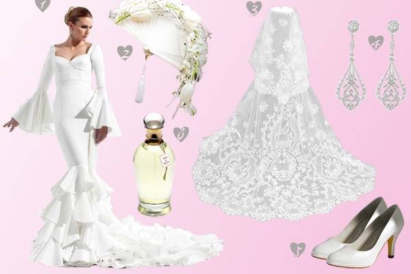 Look de novia de aire andaluz