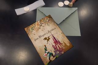 bodas medievales: invitación de boda