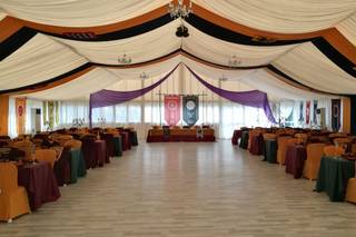 bodas medievales: banquete en carpa medieval