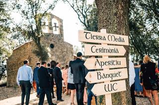 bodas medievales: carteles informativos