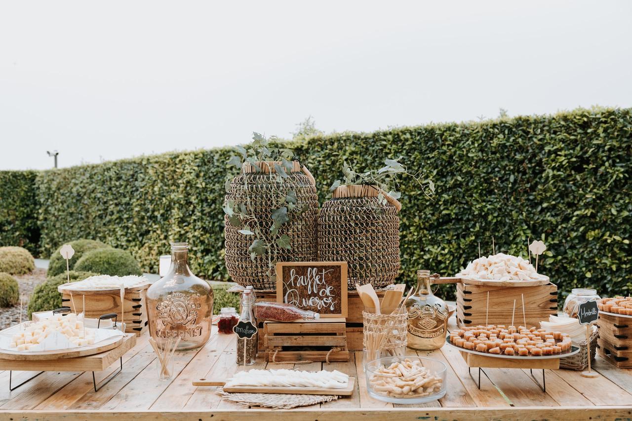 Buffet de quesos boda