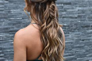 Recogidos invitada boda: semirecogido con ondas