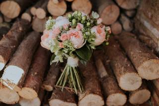 ramo de novia sencillo romántico