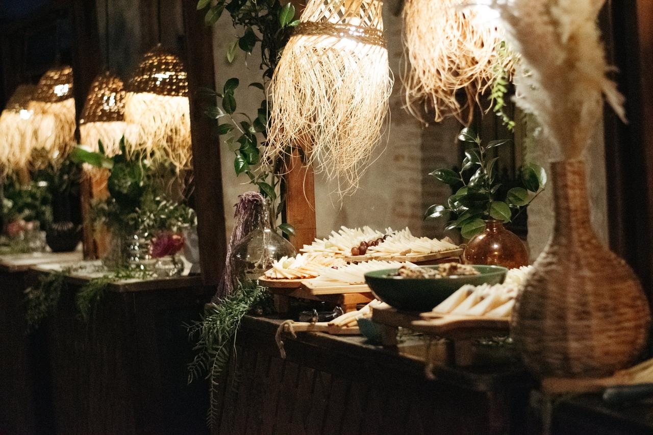 Buffet de quesos para bodas