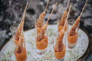 Aperitivos para bodas: pinchos con marisco