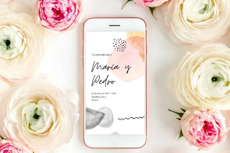 contar hasta Dificil Insustituible Invitaciones de boda digitales. ¡Todo lo que queréis saber!