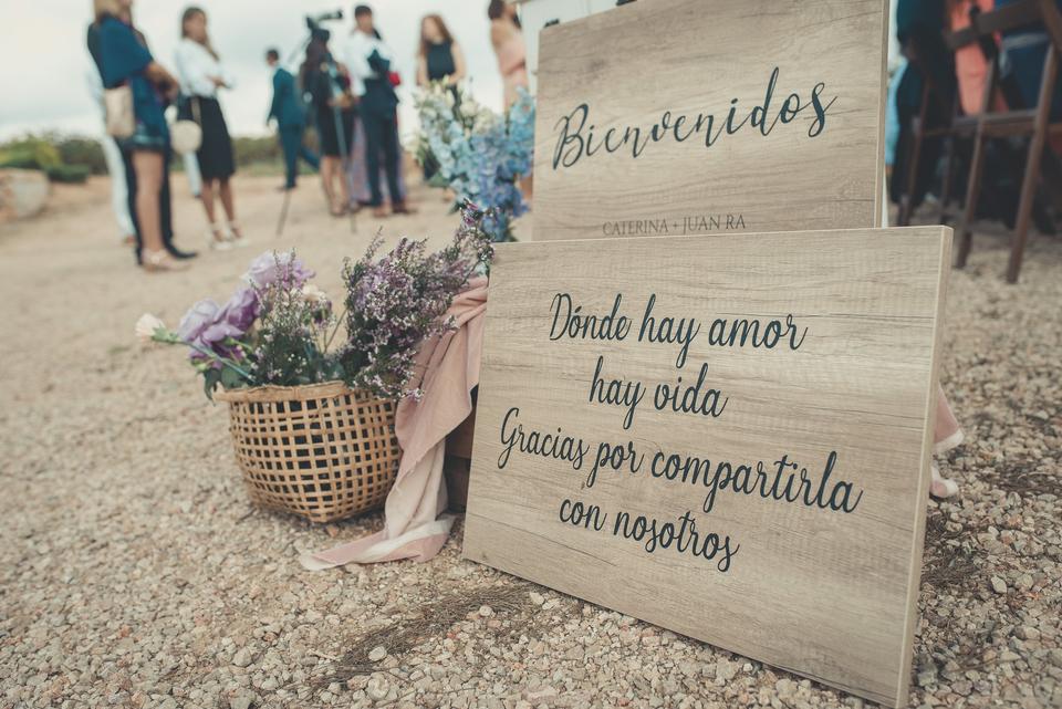 Frases originales para el cartel de bienvenida a la boda