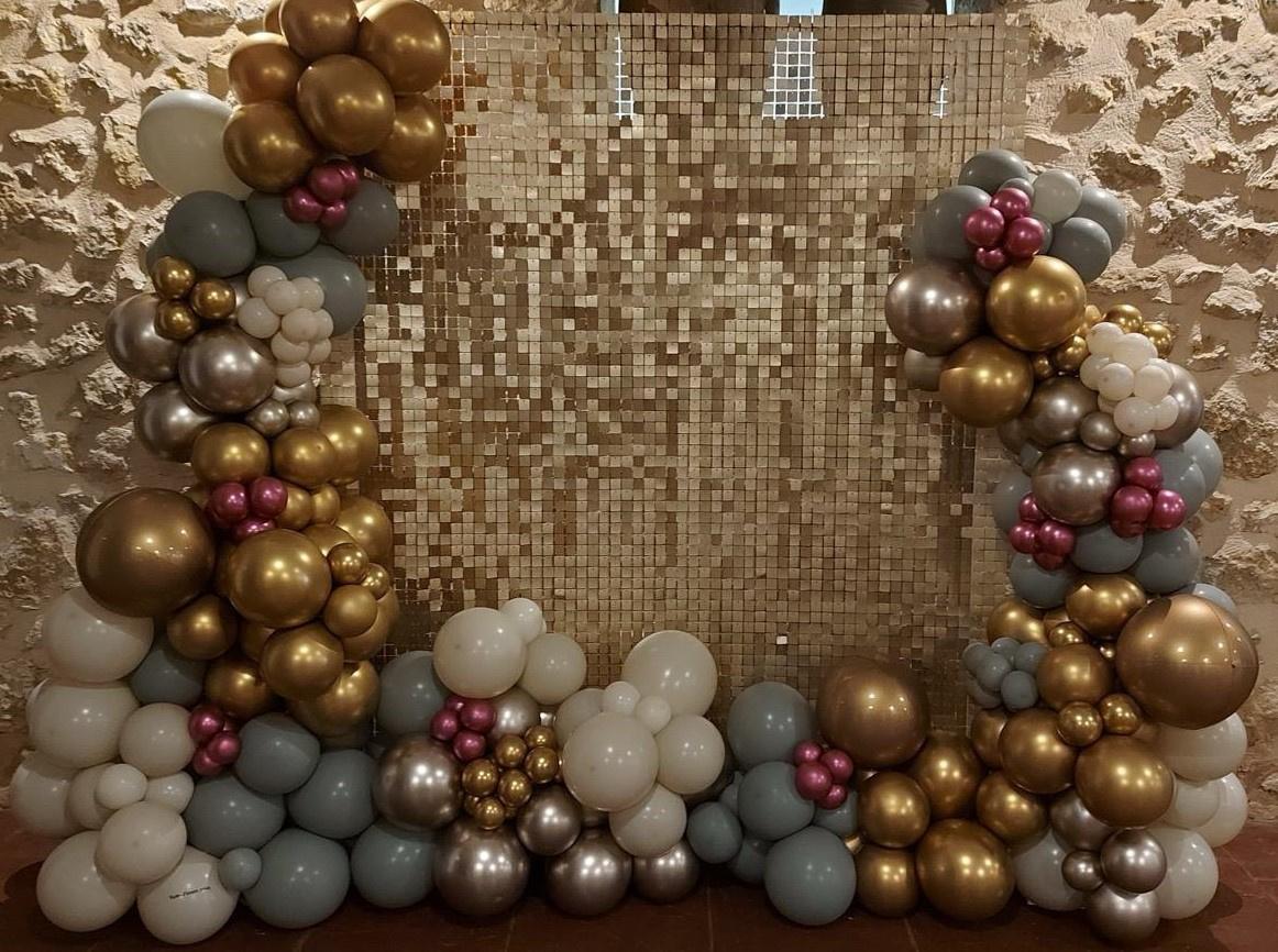Ideas photocall boda con globos