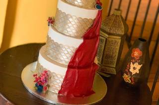 bodas medievales: tarta de 4 pisos