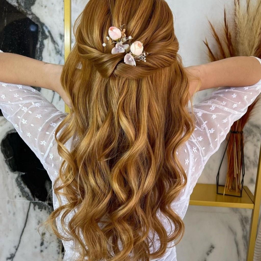 Semirecogidos para bodas ideas para invitadas y novias  Ellas Hablan   Hair Wedding hair inspiration Hairstyle