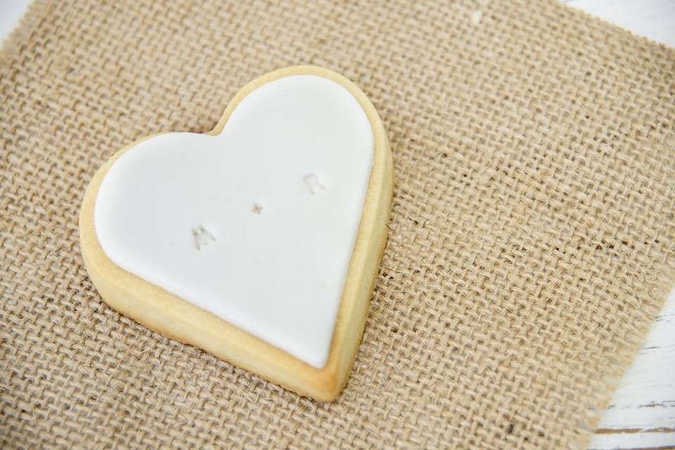 Galletas de la suerte con envoltorio personalizado para boda