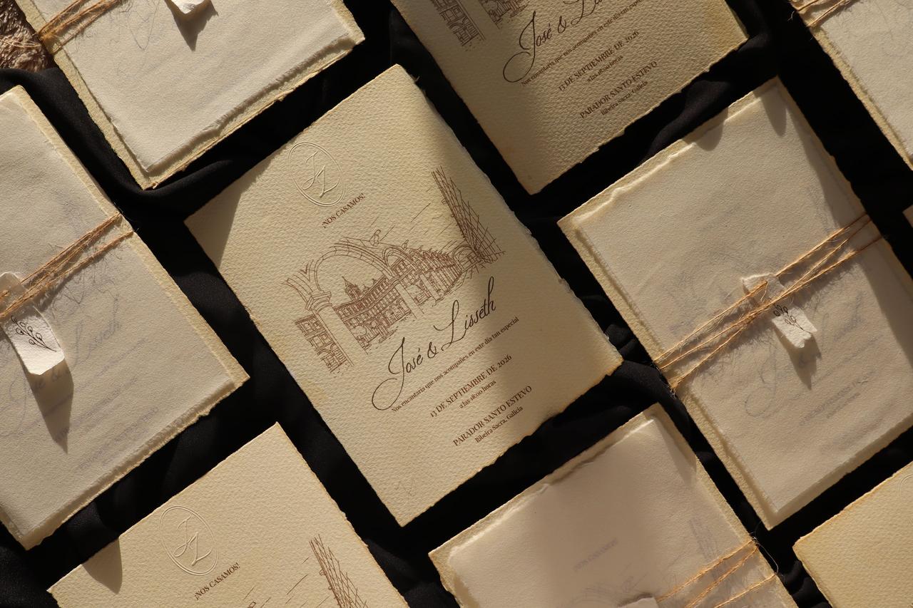Ideas de invitaciones de boda originales de inspiración vintage