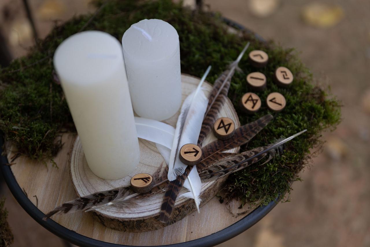 Boda celta: decoración típica con muchos elementos naturales