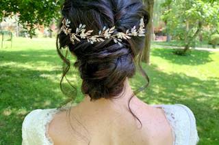 Moños con ondas al agua