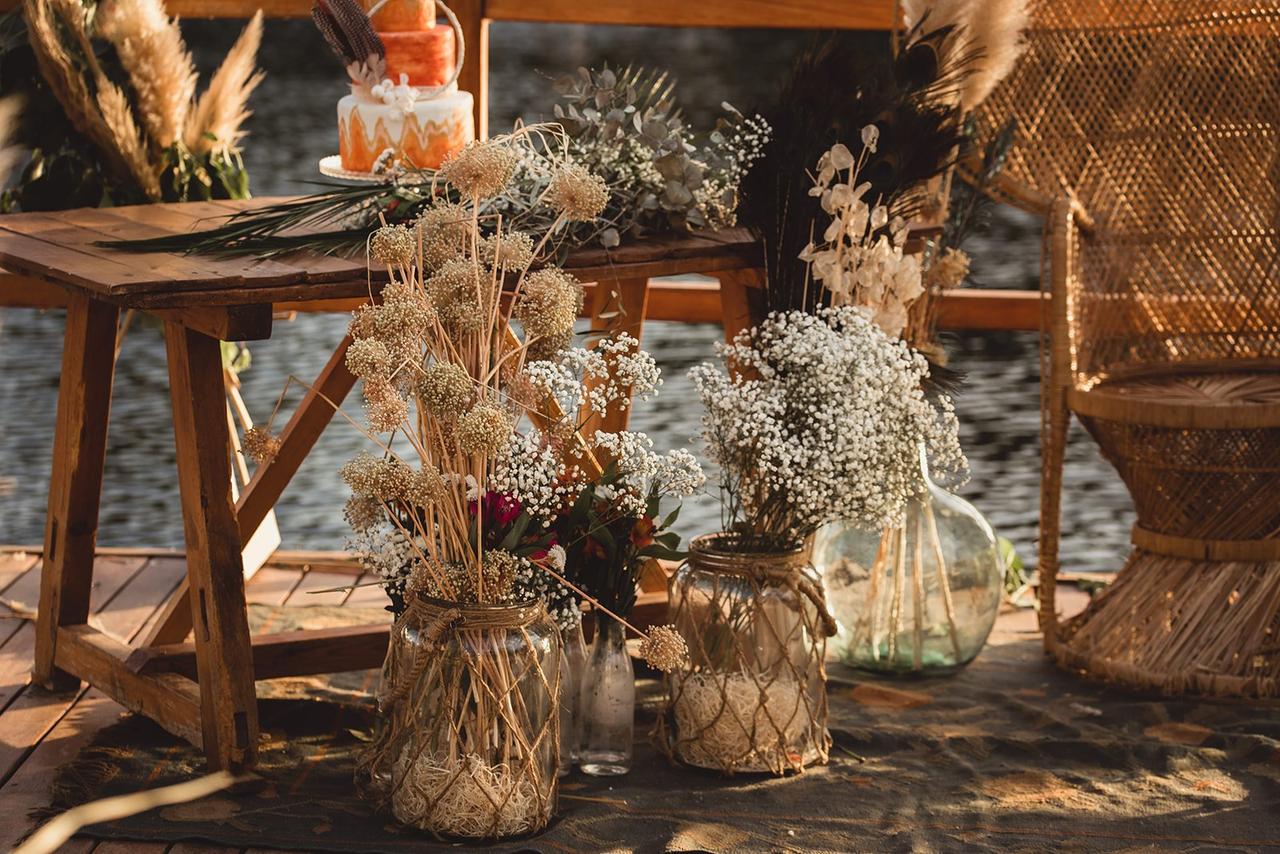 Caja de madera para decorar tu boda - Ana y Arte