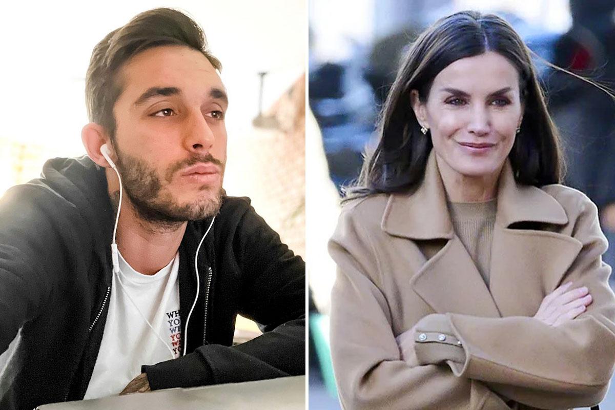 La Reina Letizia y Víctor Elías