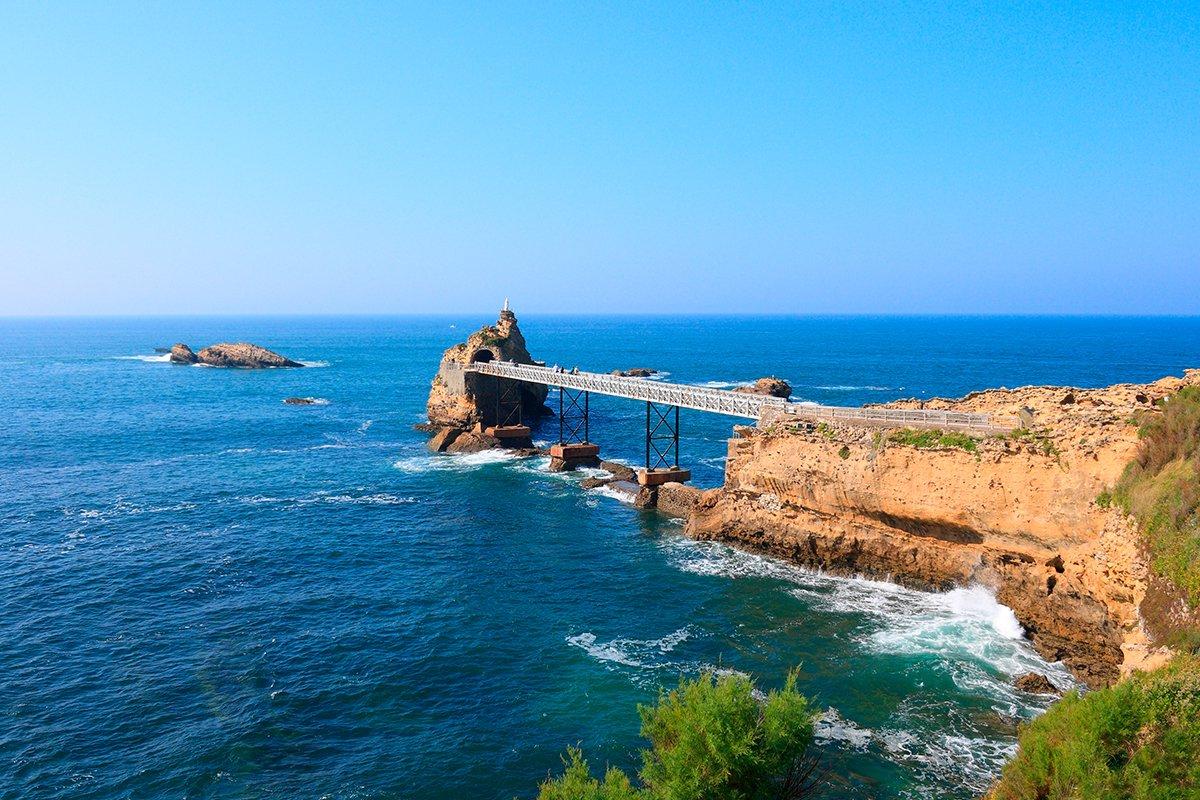 País Vasco francés, Biarritz, Roca de la Virgen