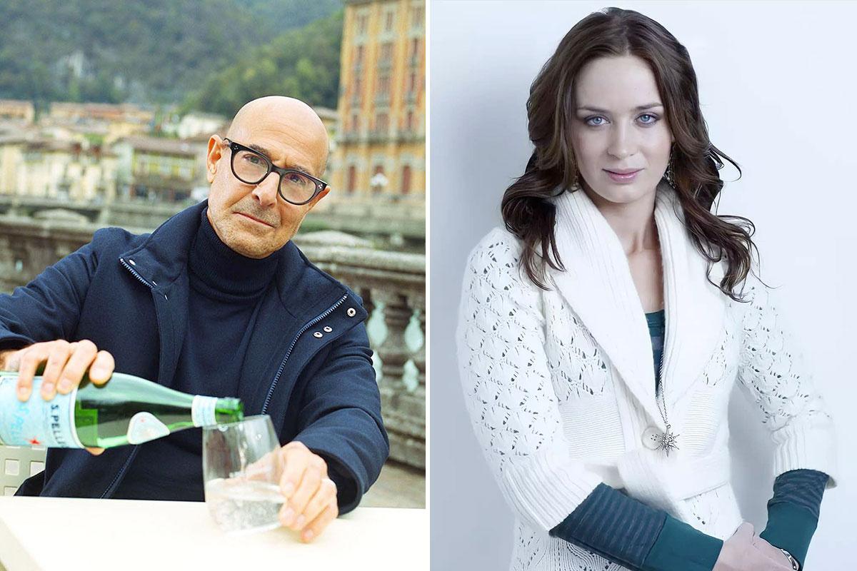 Stanley Tucci y Emily Blunt