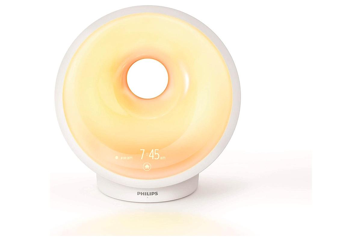 Despertador inteligente con luces de colores, de Philips